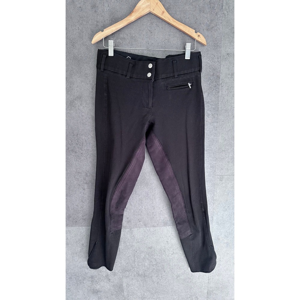 Goode Rider Full Seat Equestrian Riding‎ Breeches Pants Black 26R